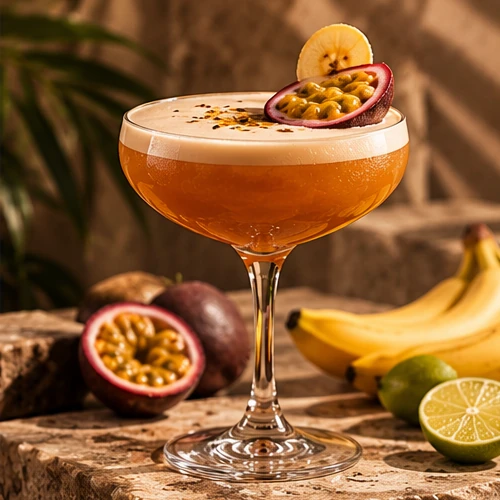 Koktejl Passion Banana Sour Koktejl Passion Banana Sour